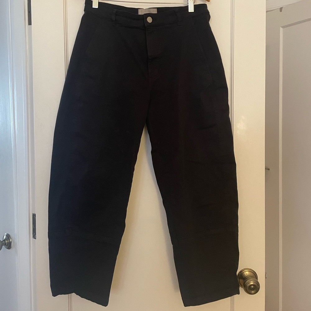 Everlane, Utility Barrel Pant, Size 10, Black